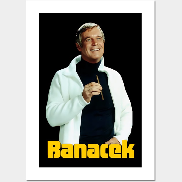 Banacek - George Peppard Wall Art by wildzerouk